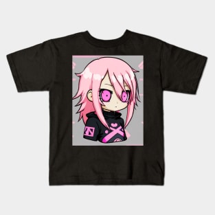 Cute Pink Girl Kawaii Chibi Anime Manga Art Funny Happy Kids T-Shirt